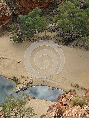 The Ormiston gorge in the Mcdonnell ranges Stock Photo