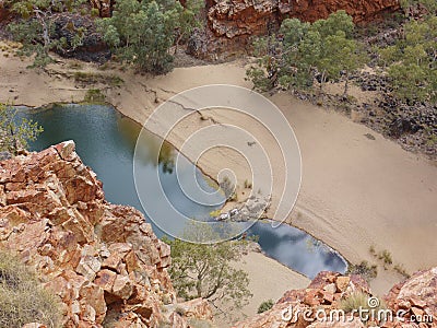 The Ormiston gorge in the Mcdonnell ranges Stock Photo