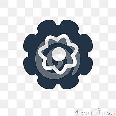 Ornament vector icon isolated on transparent background, Ornament transparency concept can be used web and mobile Vector Illustration