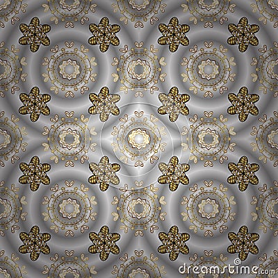 Ornamenta golden pattern Stock Photo