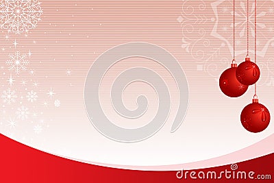 Ornamental Background with Red Bubble Stock Photo