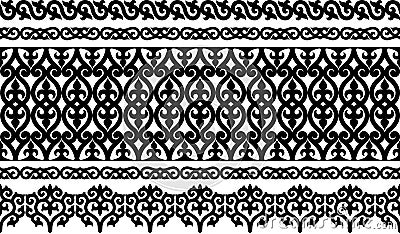 Ornamental border Vector Illustration