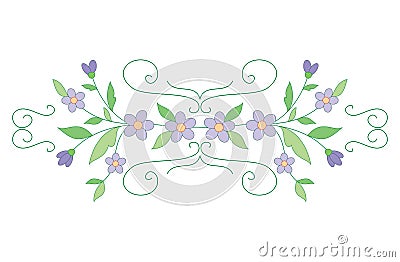 Ornamental element Vector Illustration