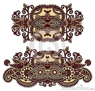 Ornamental floral adornment for your design Vector Illustration