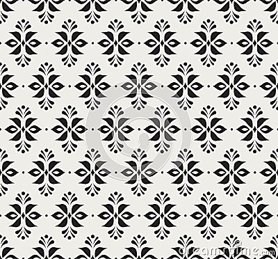 Ornamental flower victorian seamless pattern. Vector floral abstract texture. Vector Illustration