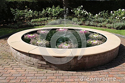 Ornamental Fountain. Stock Photo
