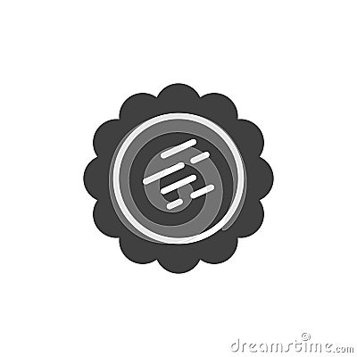 Ornamental frame mirror vector icon Vector Illustration