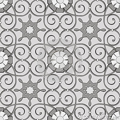 Ornamental morocco seamless pattern. Vector Illustration