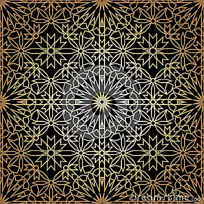 Ornamental morocco seamless pattern. Vector Illustration