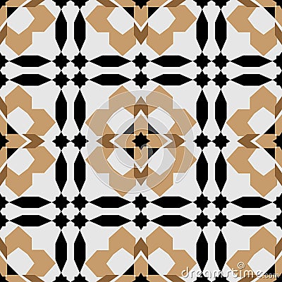 Ornamental morocco seamless pattern. Vector Illustration