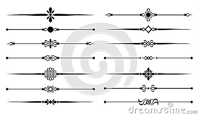 Ornamental rules Vector Illustration