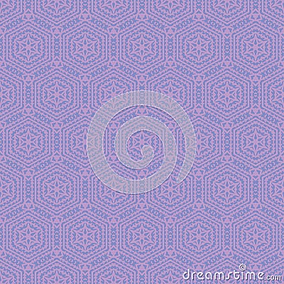 Ornamental seamless pattern.Vector illustration.Hexagon shape. Grid background. Geometric design. Modern stylish abstract texture. Vector Illustration