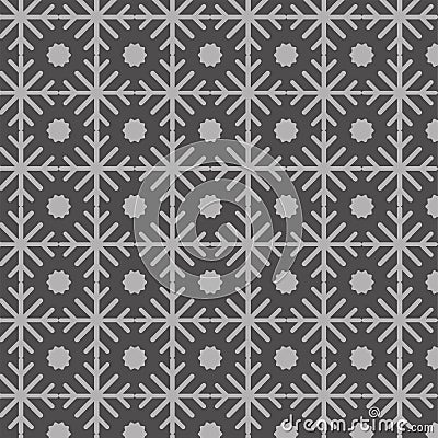 ornamental snowflakes pattern Vector Illustration