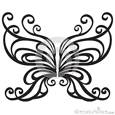 Ornamental vector butterfly Vector Illustration