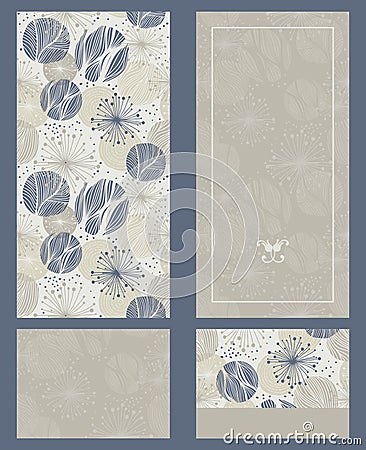 Ornamental vintage illustration for wedding invitations, greeting cards. Vector Illustration