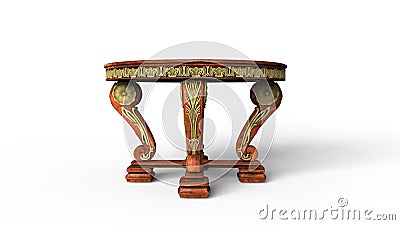 Ornate Antique Table Stock Photo