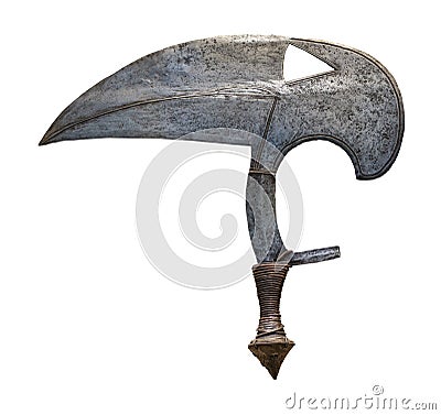 Ornate Bladed Weapon Stock Photo