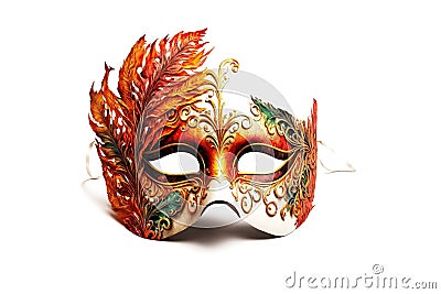 Ornate carnival mask Stock Photo