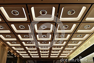 Ornate ceiling Stock Photo