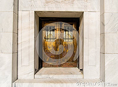 Ornate doors Stock Photo