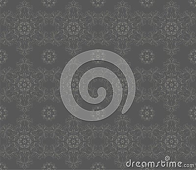 Ornate element for line art design. Vector vintage pattern in Eastern style Stock Photo