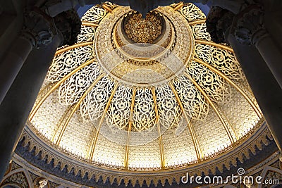 Interior Luxury Ornate Palace Ceiling Building Editorial Stock Photo