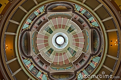 Ornate rotunda Stock Photo