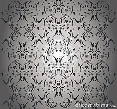 Ornate seamless texture Vector Illustration