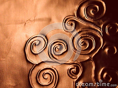 Ornate Spirals Pattern Texture Stock Photo