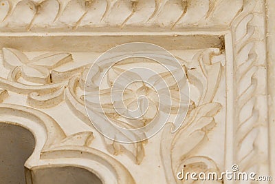 Ornately built and decorated stone details Stock Photo