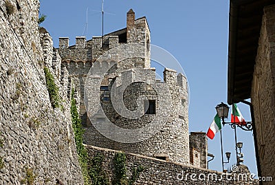 Orsini castle in Nerola Stock Photo