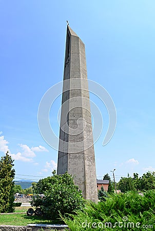 Orsova church tower Stock Photo