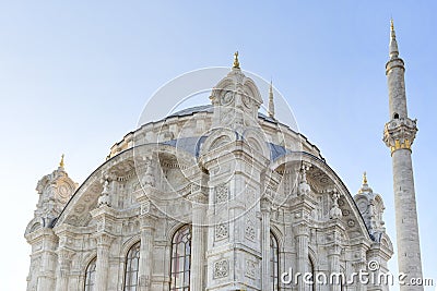 Ortakoy Mosque Stock Photo