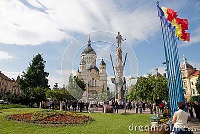 Orthdox Cathedral Cluj Editorial Stock Photo