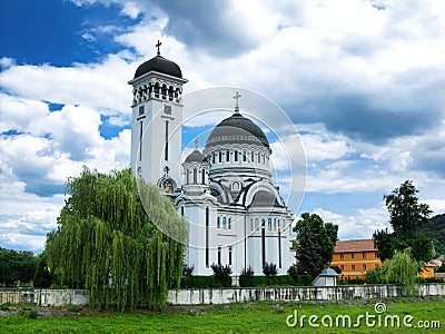 Orthodox cathedral in Romania Stock Photo