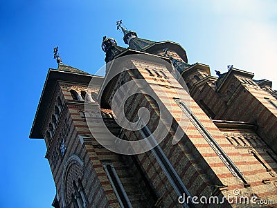 Orthodox Cathedral from Timisoara Stock Photo