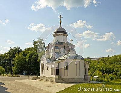 Orthodox chapel, Tver, Russia Editorial Stock Photo