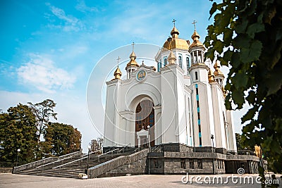 Orthodox Church in Rivne. Ukraine. Stock Photo