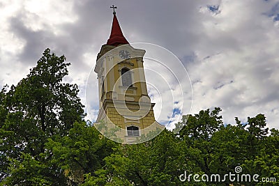 Orthodox Church of Saint Nicola in serbian: Crkva Svetog Nikole, constructed in 1769 year, in Kikinda city in Serbia Vojvodina Editorial Stock Photo