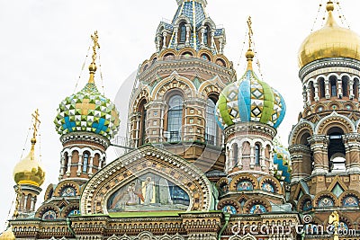 Orthodox Church, St. Petersburg Stock Photo