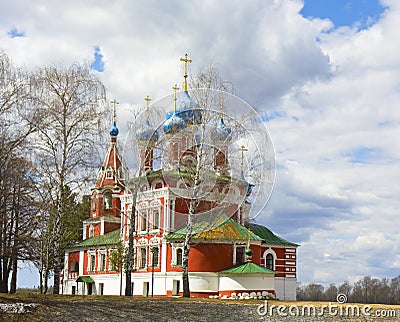 Orthodox church, Uglich, Russia Stock Photo