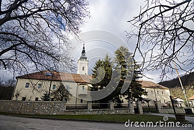 Orthodox female monastery in Serbia Stock Photo