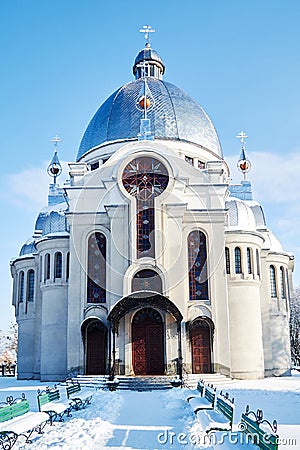 Orthodox Holy assumption Church Editorial Stock Photo