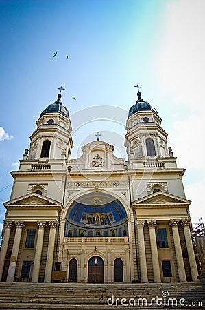 Orthodox Metropolitan Cathedral Iasi Stock Photo