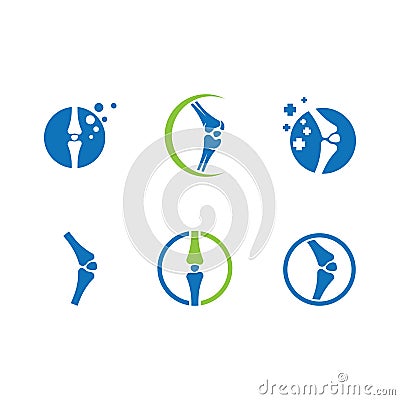 Orthopaedic clinic logo Vector Illustration