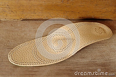 Orthopedic arch support Stock Photo