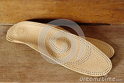 Orthopedic arch support Stock Photo