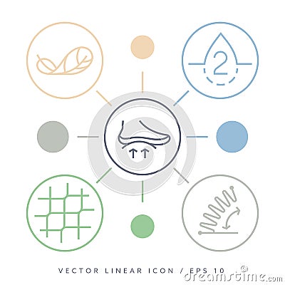 Orthopedic foot vector icon Vector Illustration