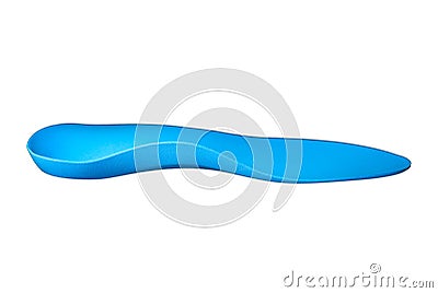 Orthopedic insoles medical foot correction on a white background Stock Photo