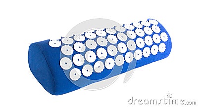 Orthopedic needle roller for the neck, isolate Stock Photo